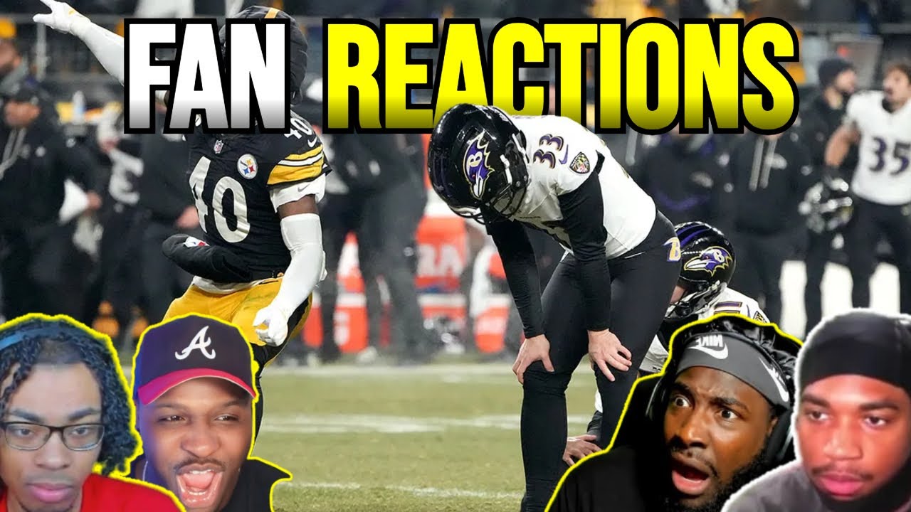 Fans React To Ravens vs Steelers Game Highlights | NFL 2025 Season Week 18