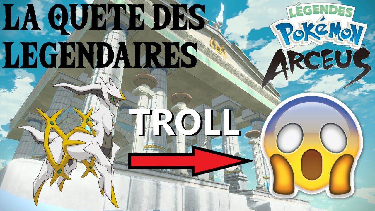 LET'S PLAY [FR] : LA QUÊTE DES LÉGENDAIRES - Partie#09 - UN TROLL - アルセウス - Pokémon Legends Arceus