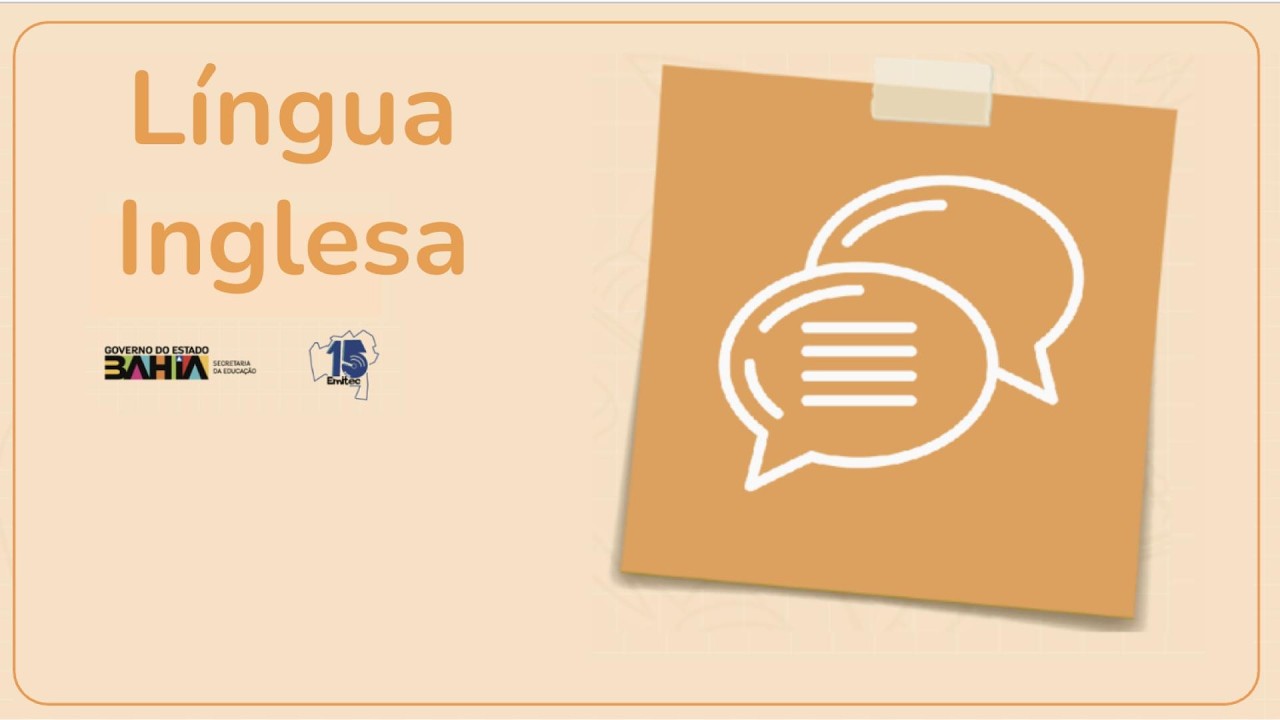 AULA DE LÍNGUA INGLESA 09/03/2026 2ª SÉRIE MATUTINO