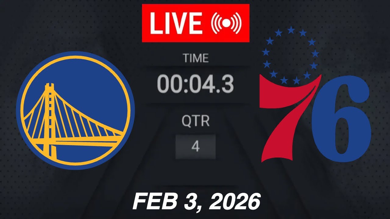 NBA LIVE! Golden State Warriors vs Philadelphia 76ers | February 3, 2026 | 2026 NBA Season Live 2K