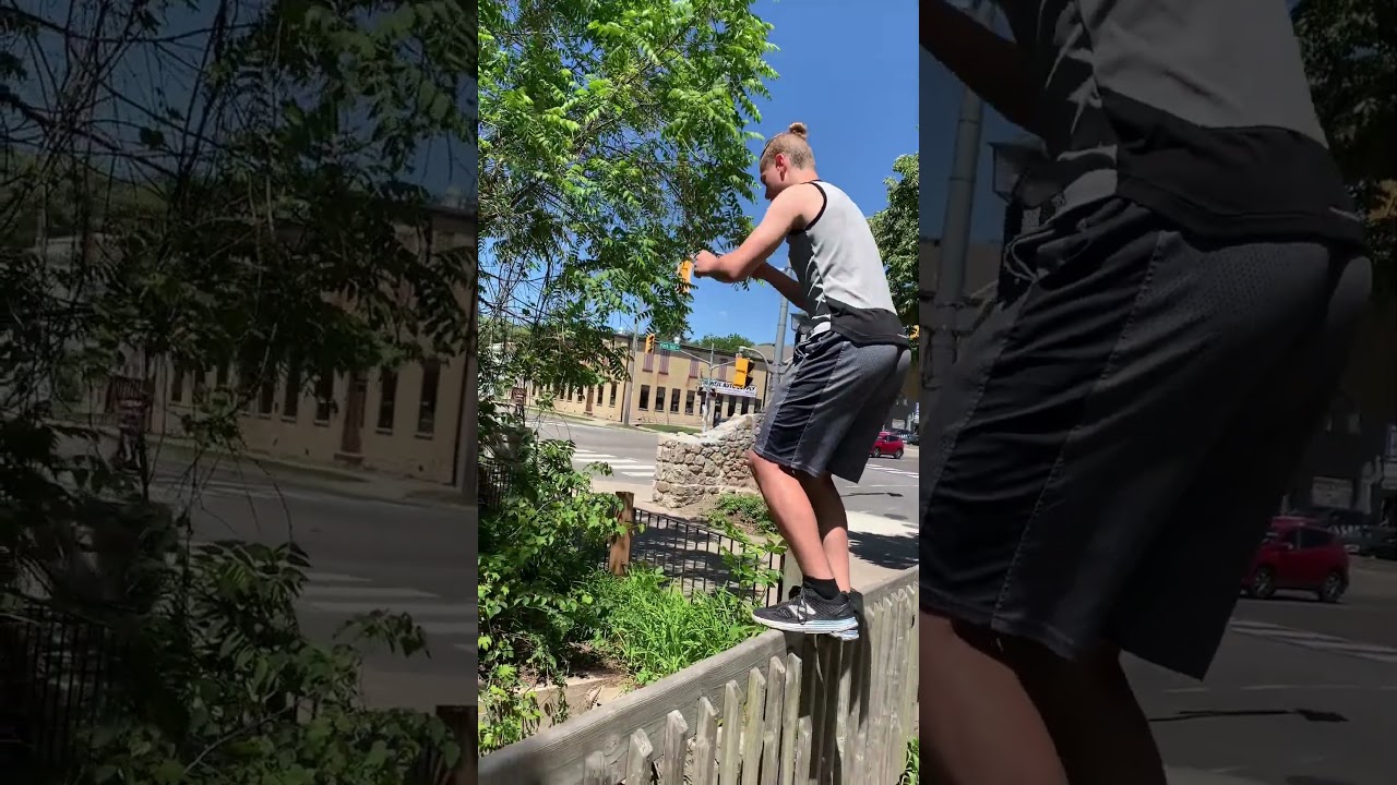 I almost died 😱 #parkour #freerunning #jump #death