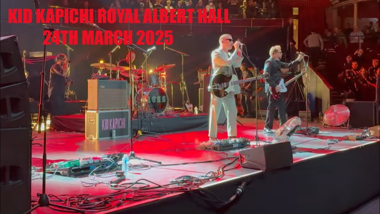 Kid Kapichi at the Royal Albert Hall on 24th march 2025 :4K Widescreen.