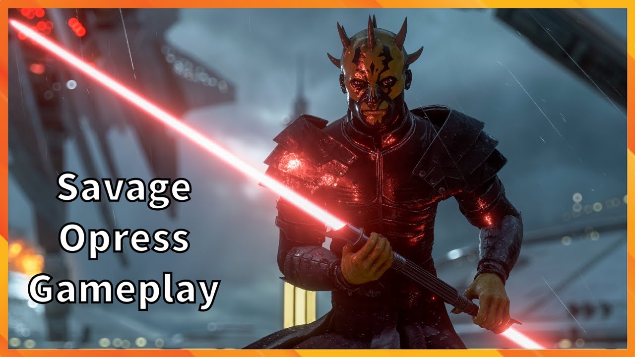 Savage Opress Gameplay Star Wars Battlefront 2