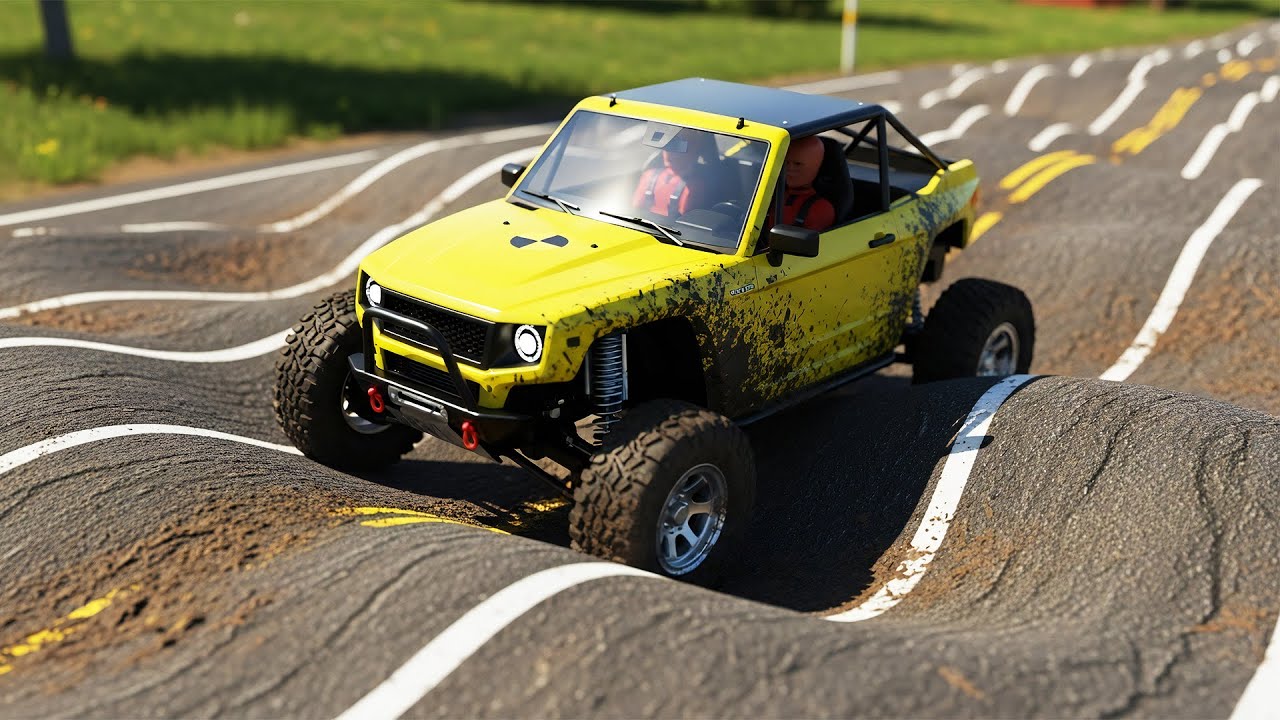 Satisfying Cars Suspension Test - BeamNG drive  
