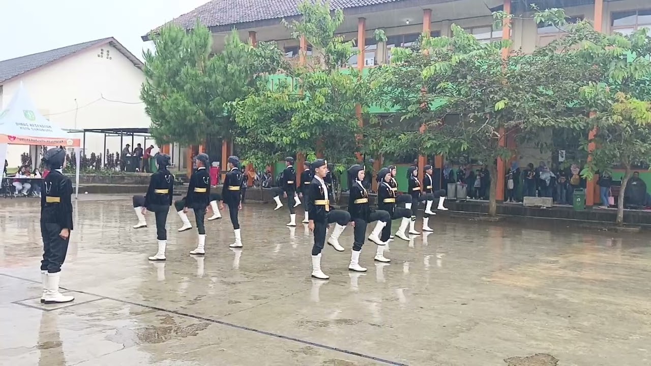 PENAMPILAN PASKIBRA SMPN 1 CIMANGGU(LKBB RADIASI CHAMPIONSHIP) PART 2