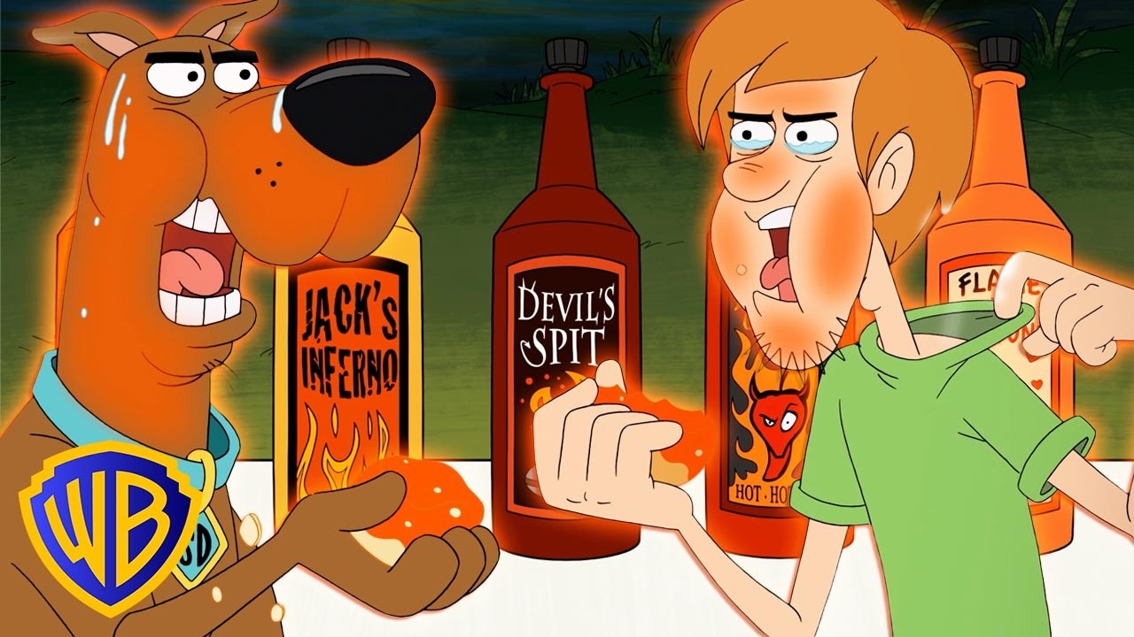 🌶️ HOT SAUCE CHALLENGE 🌶️  with Shaggy & Scooby 🔥🥵 |  Be Cool Scooby-Doo! |   #KidsCartoons @wbkids​