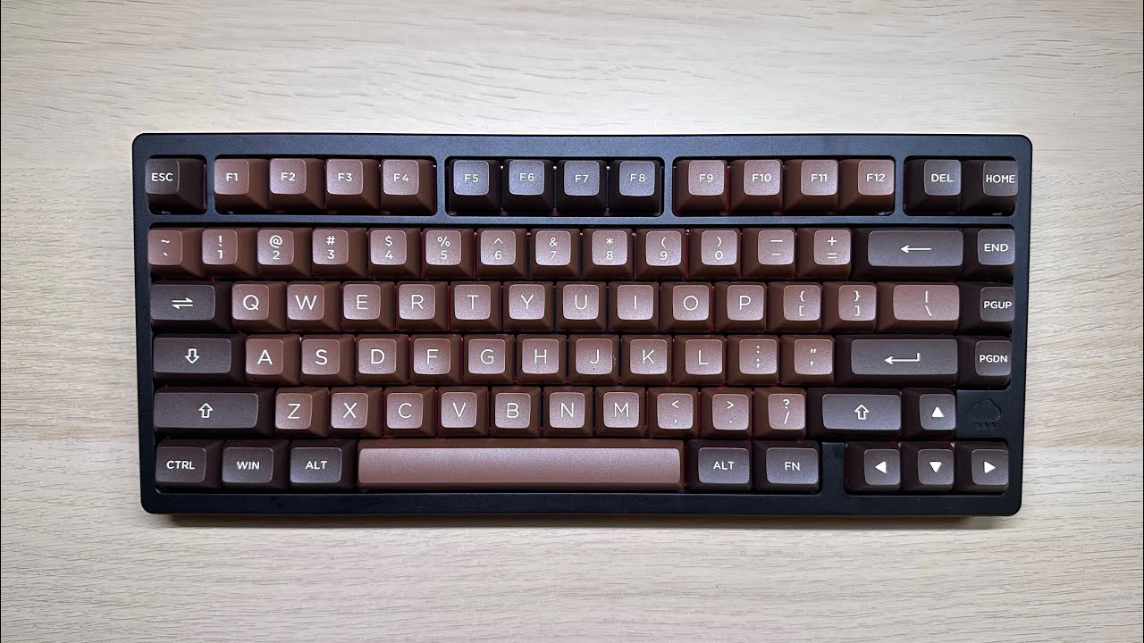 Rainy75 with Akko Rosewood Switches | keebsnetic