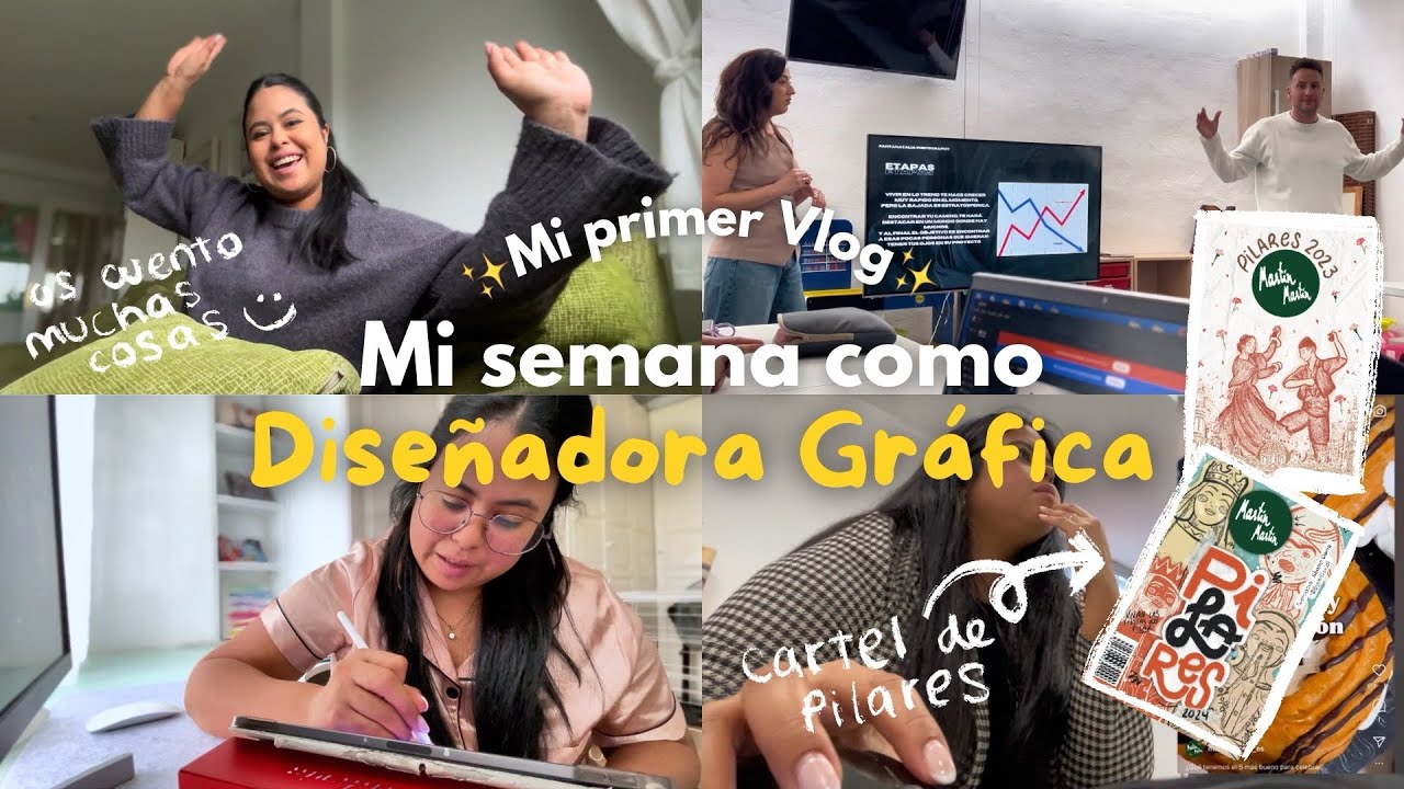 Mi primer Vlog: Mi semana como Diseñadora Gráfica (Anécdotas, Storytime, Masterclass) | Jihamn Devia