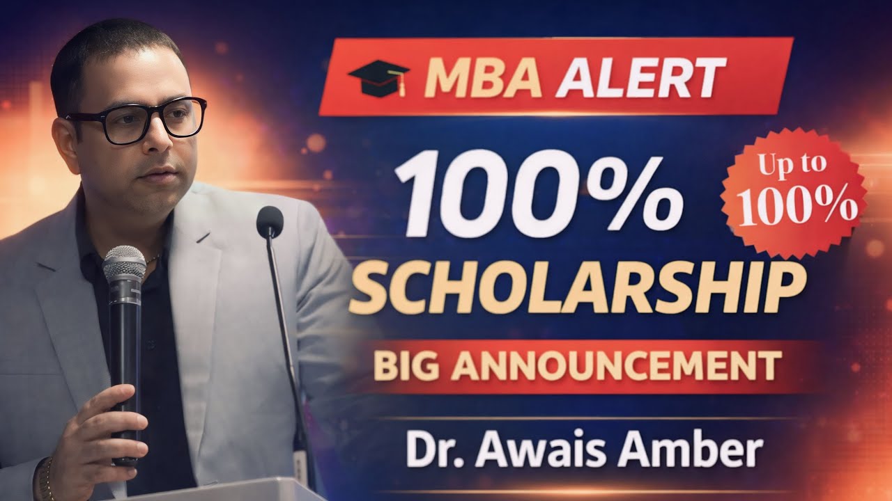 🎓 MBA Students के लिए 100% Scholarship | Rosemine Trust Big Announcement | Dr. Awais Amber