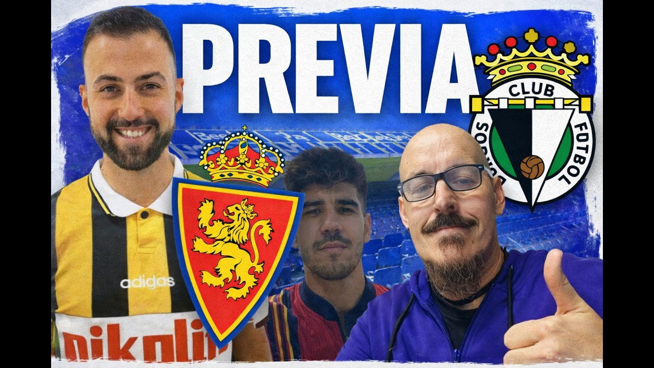 ⚪🔵 REAL ZARAGOZA 🆚 BURGOS CF | PREVIA con Jorge Serrano 🎙️ y Paco Vallejo ☕⚽