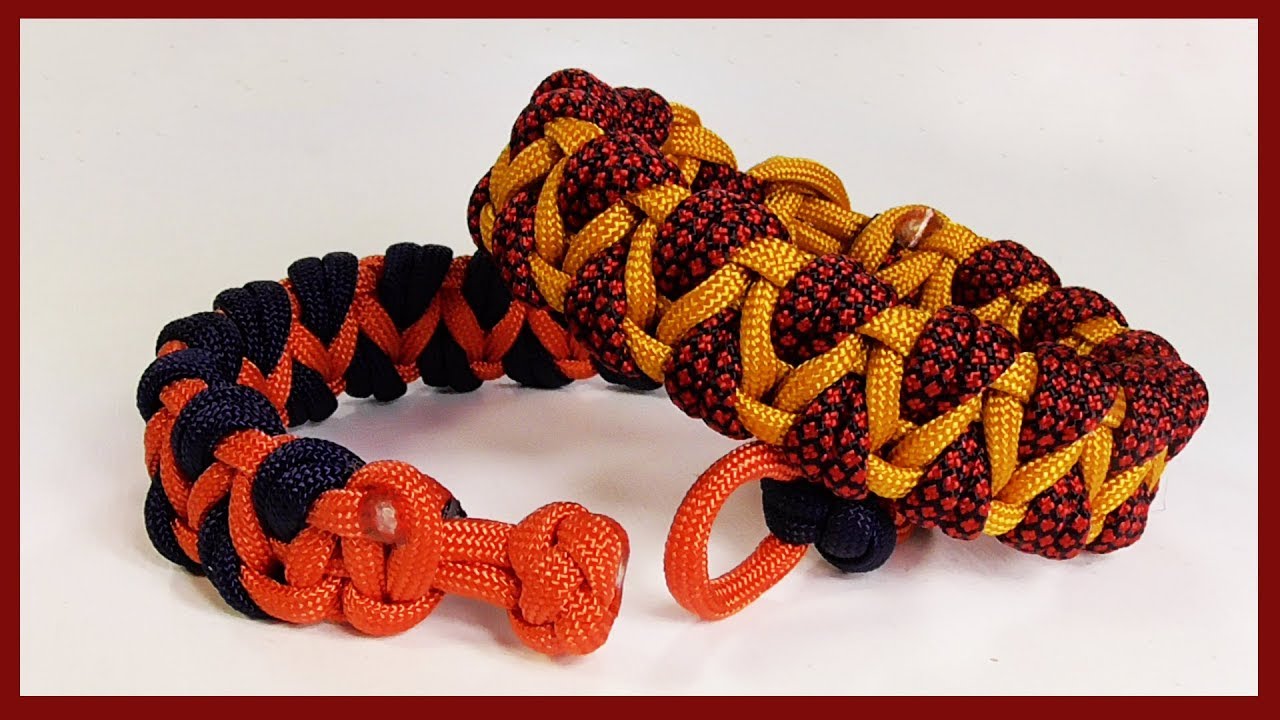 How You Can Make A Caged Solomon Paracord Bracelet Design Without Buckle