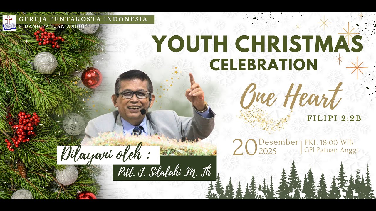 YOUTH CHRISTMAS CELEBRATION  GPI PATUAN ANGGI | SABTU, 20 DESEMBER 2025.
