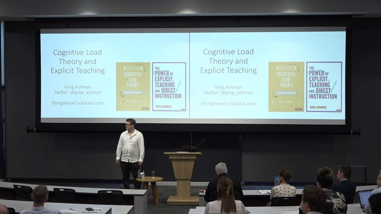 A Matter of Translation 2023: Cognitive Load Theory and Explicit Teaching