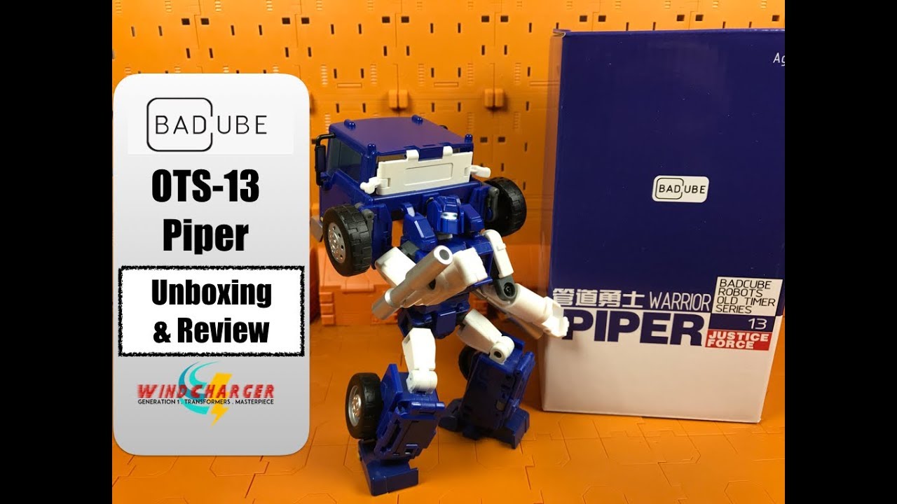 Transformers Masterpiece Review: BadCube OTS-13 Piper (Pipes)