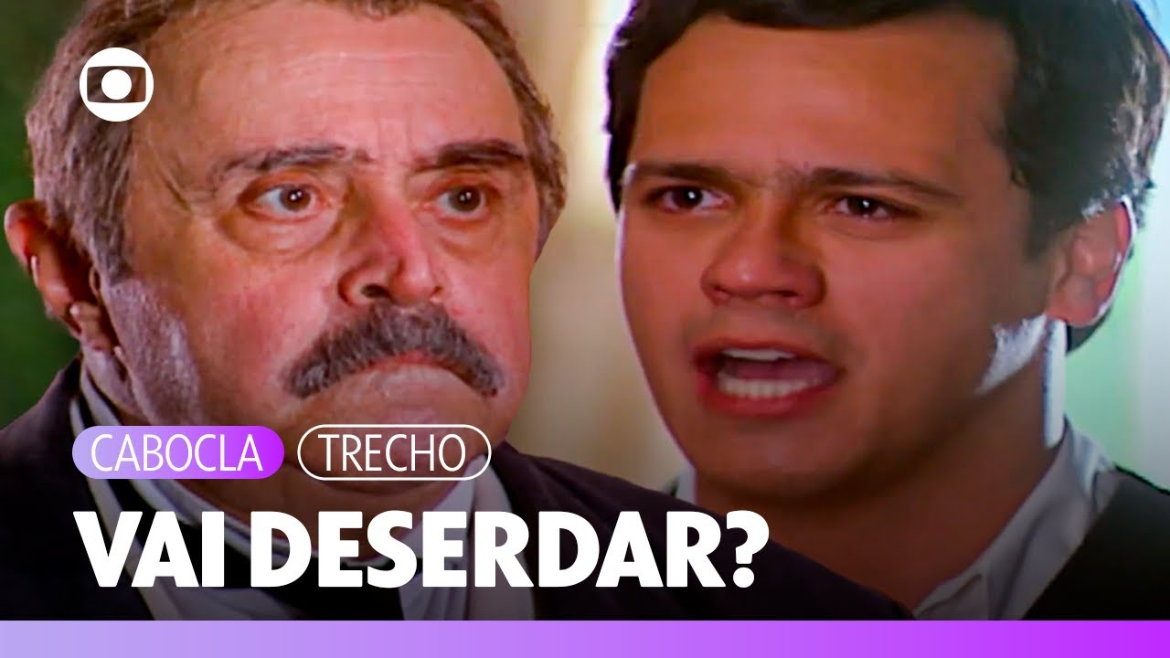 Justino avisa que vai deserdar Neco se ele for atrás de Belinha e eles brigam! | Cabocla | TV Globo