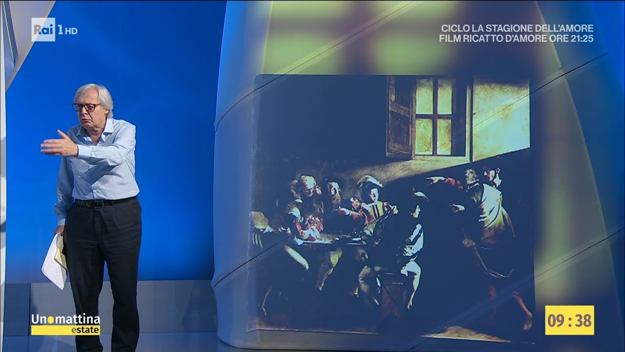 Vittorio Sgarbi spiega il Caravaggio - Unomattina estate - 10/08/2021