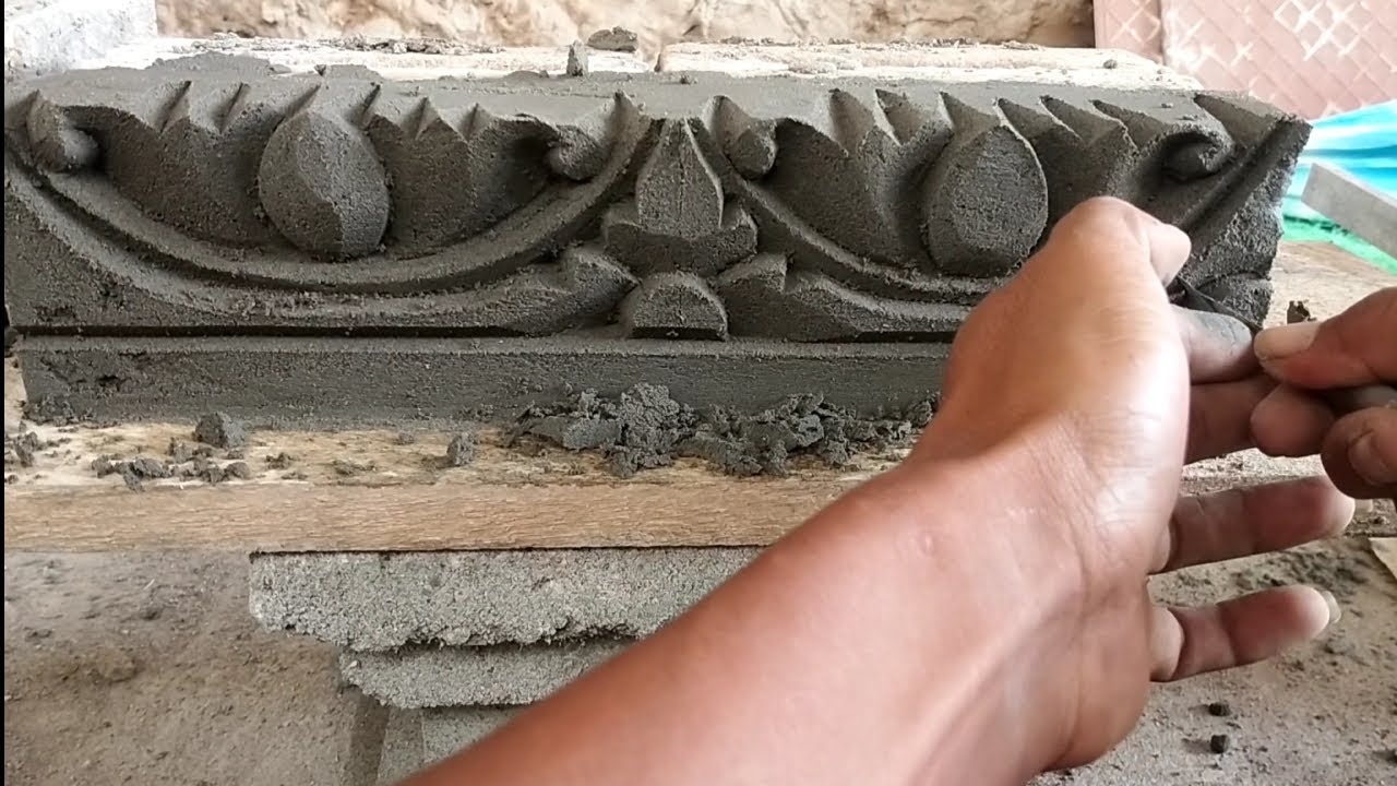 cara membuat ukiran BALI dari semen