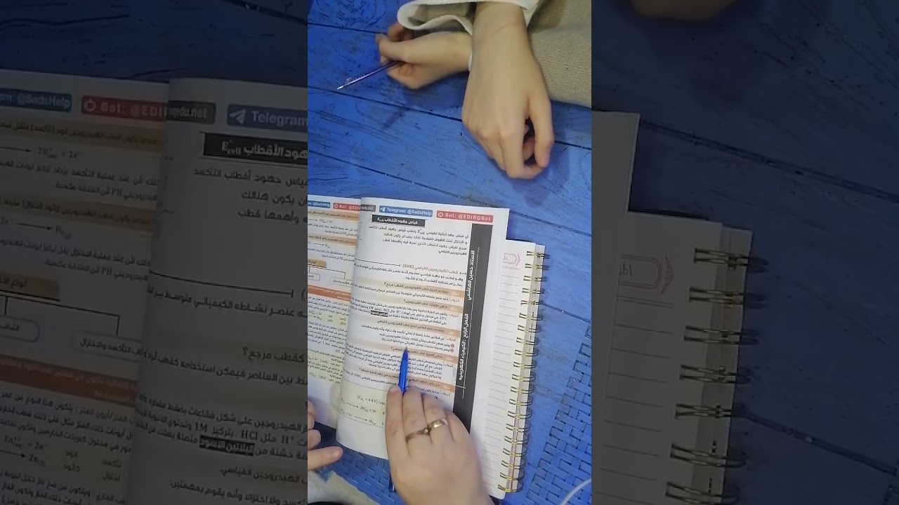 جهد الخليه الكلفانيه كمياء السادس علمي الفصل الرابع