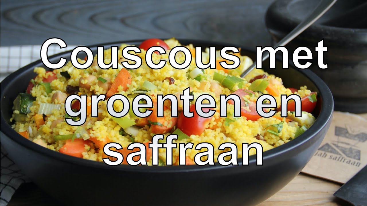 Couscous met groenten en saffraan
