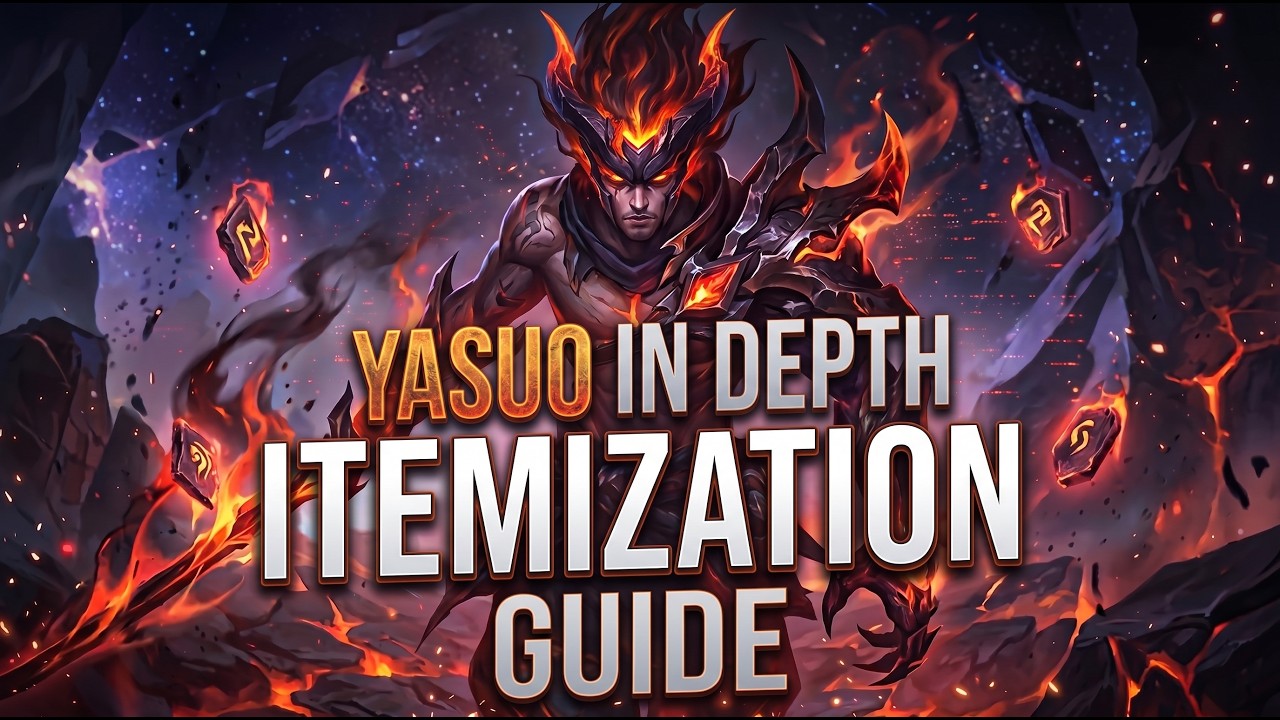 IN DEPTH YASUO RUNES/ITEMIZATION GUIDE [FAST GUIDE MIN 48:02] - TOYEJO