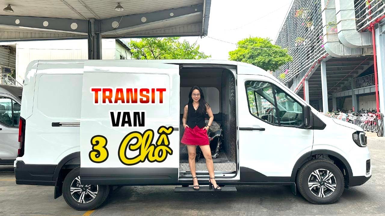 Xe FORD TRANSIT VAN 3 Chỗ 2025 chở 945 Kg Bằng lái HẠNG B | Gái Mê Xe