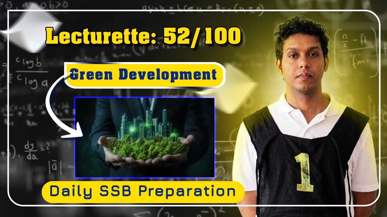Latest lecturette topic : Green Development | Lecturette : 52/100 | With Review and tips | TDF 🎯