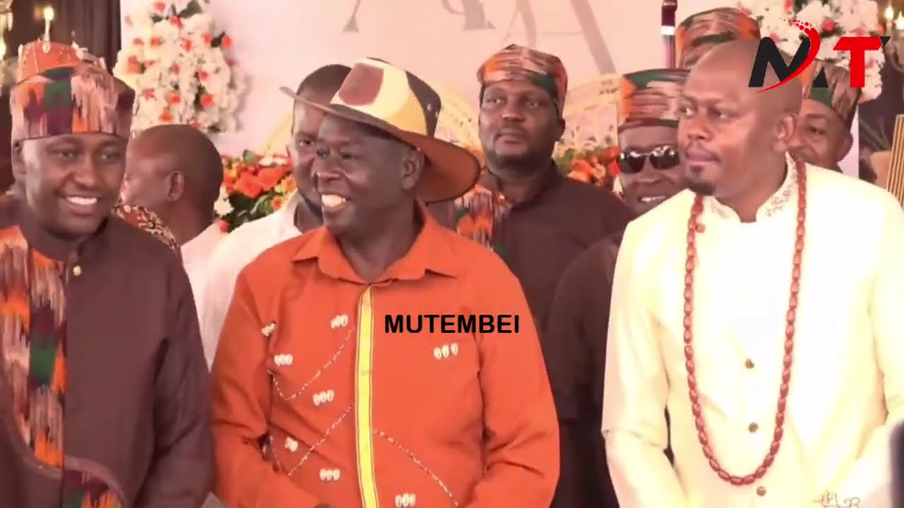 FEARLESS GACHAGUA ATTENDs MOSES KURIA BROTHER DOWRY PRESENTATION IN KIGANJO!!