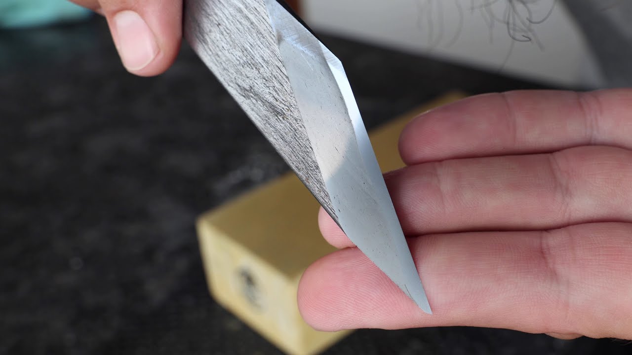 Sharpening a Kiridashi with JNAT's full Progression