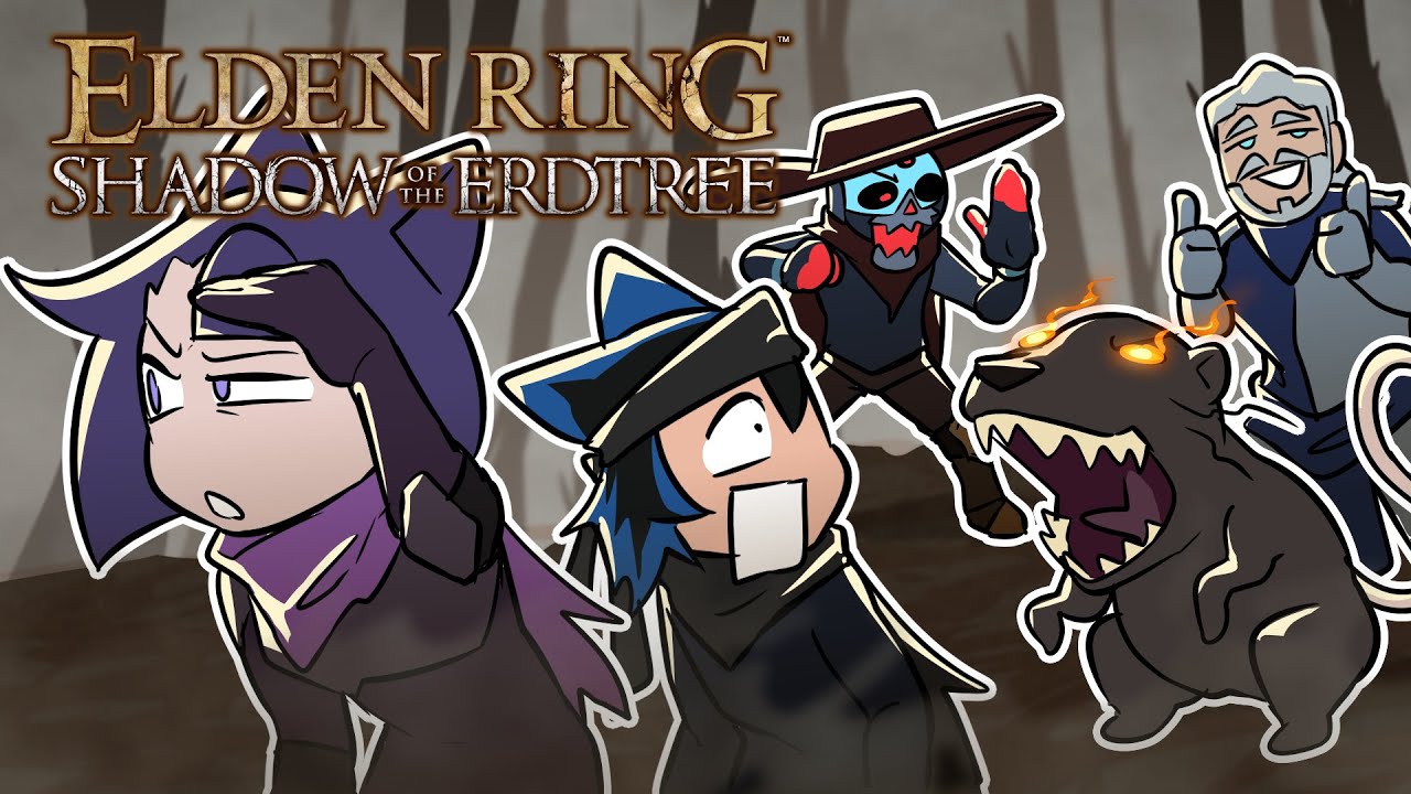 4 TARNISHED EXPLORE THE ABYSS... (PART 3 - Elden Ring Seamless Coop w/ woops & friends!)