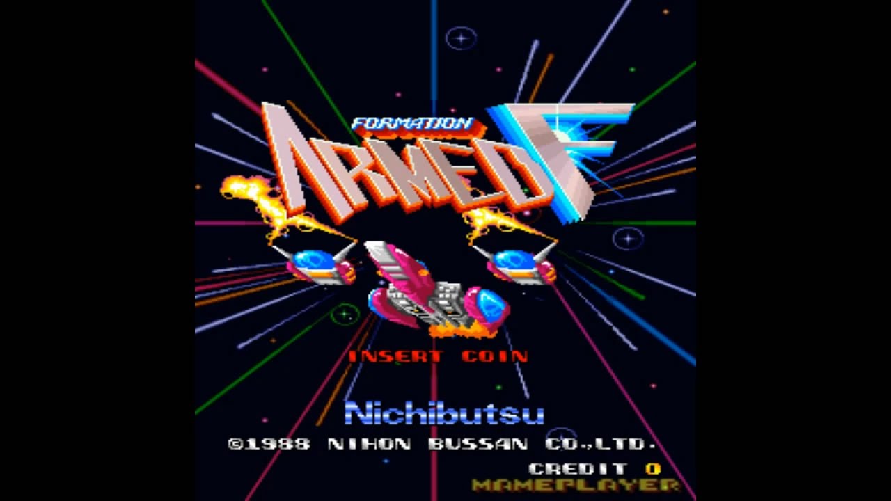 Armed Formation 1988 Nichibutsu Mame Retro Arcade Games