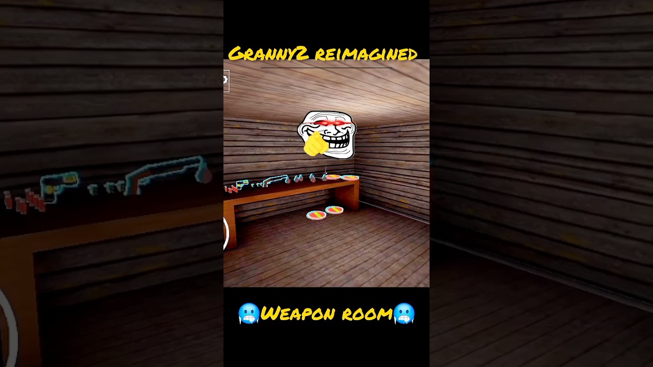 Granny2 reimagined || Weapon Room || #shorts#grannygame#horrorgame#gamingshorts#viral