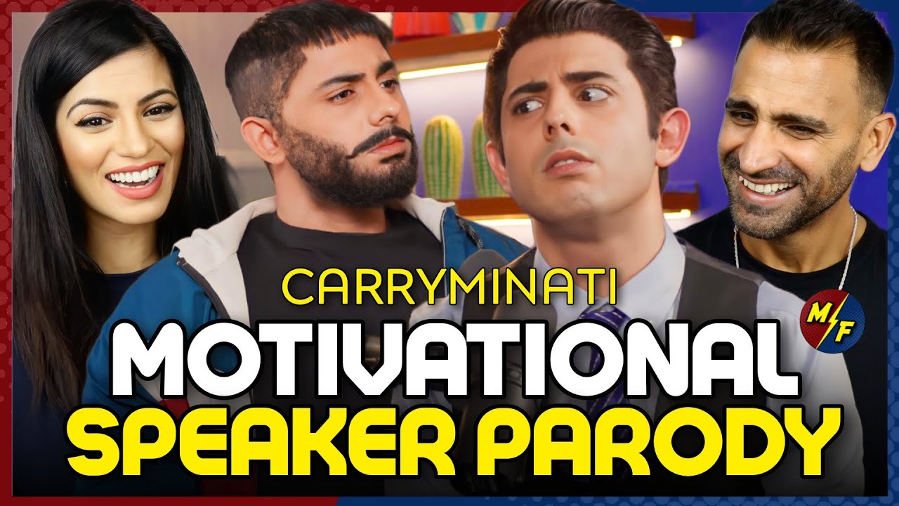 MOTIVATIONAL SPEAKER PARODY | CARRYMINATI - REACTION!!