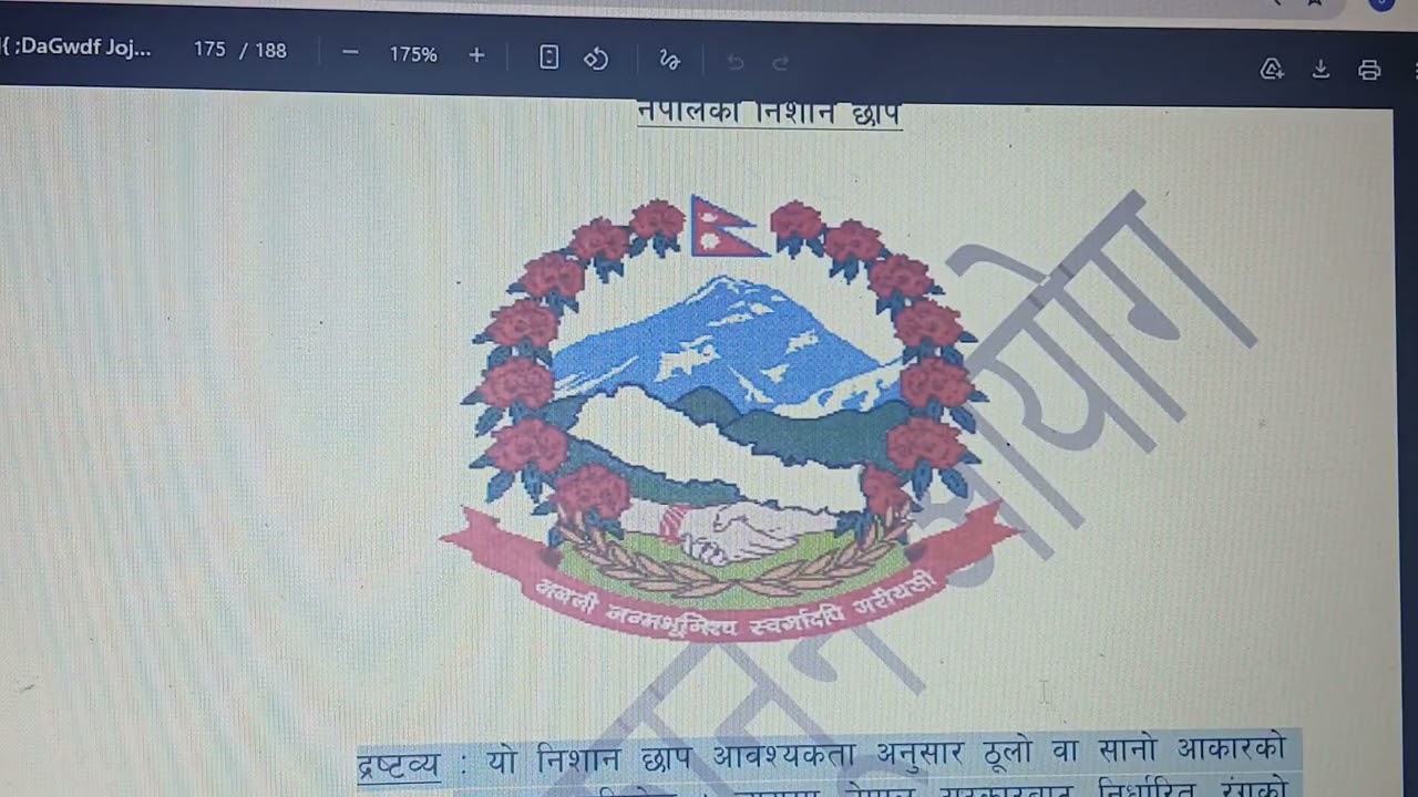 नेपालको संविधान-Day13/अनुसुची 1-9