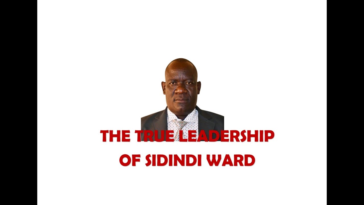 THE SENIOR MCA MR.JOHN APODO (MOS MOS)-SIDINDI WARD.
