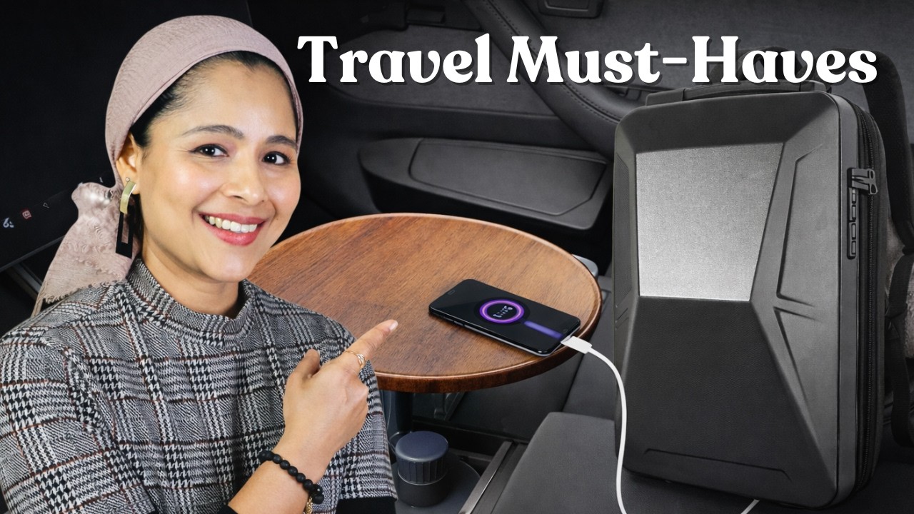 Travel Must-Haves: Cybervault Backpack + Cup Holder Tray