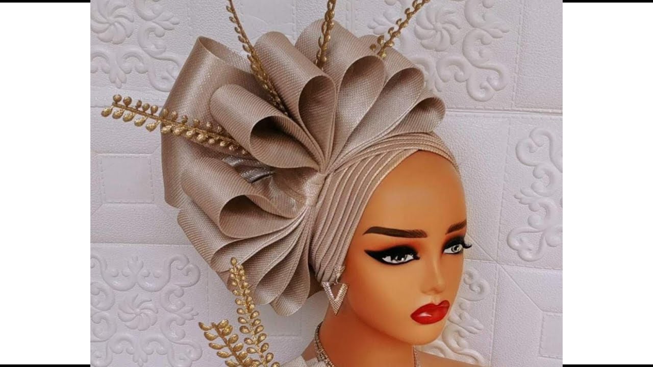 A DESCRIPTION ON HOW TO MAKE THIS TURBAN DESIGN
