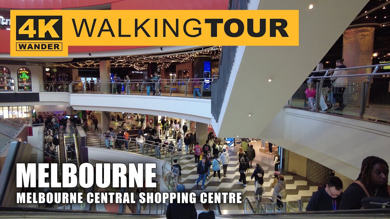 Melbourne Central Shopping Centre Walking Tour in Melbourne, Australia (4K 60fps)