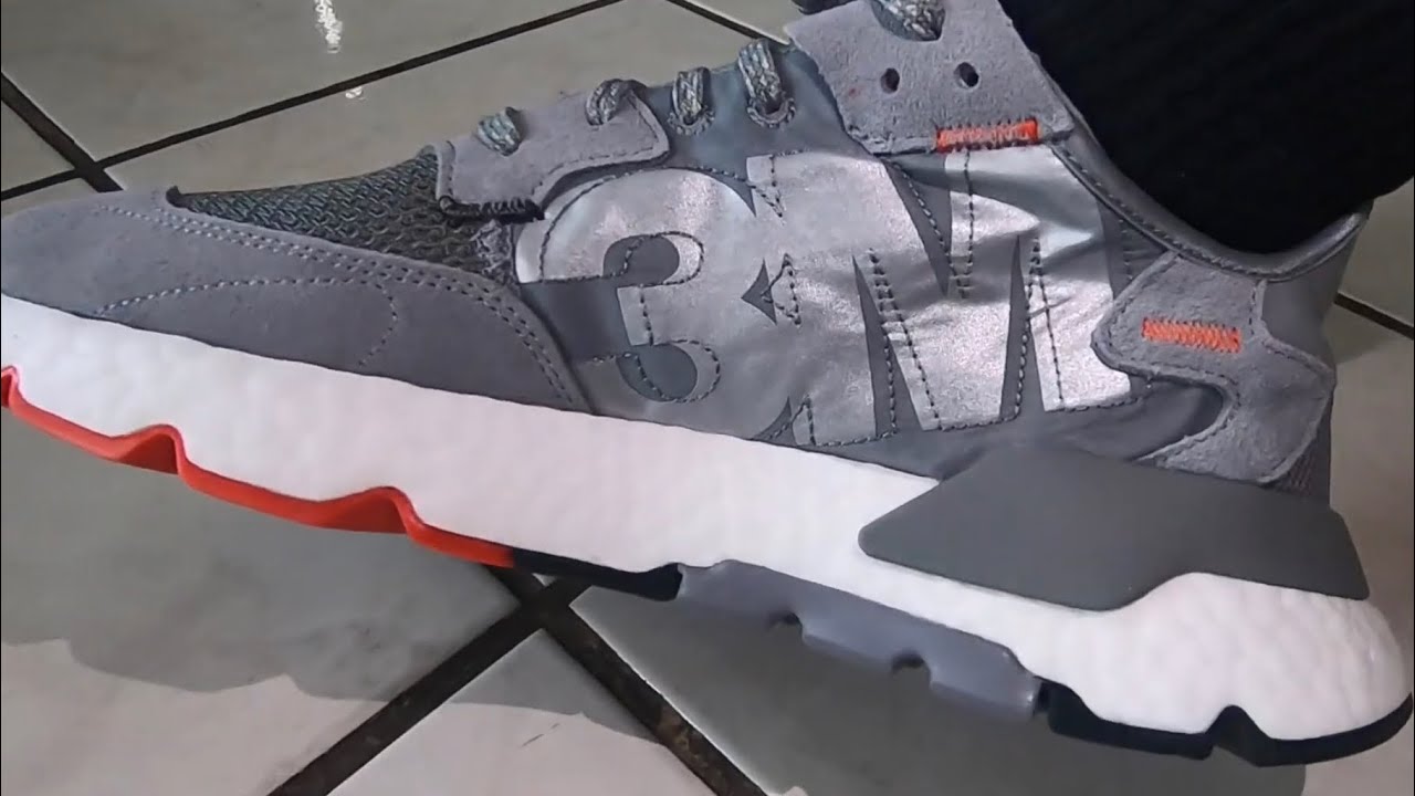 $54.60 Adidas Nite Jogger Reflective 3M Scotchlite Shoes