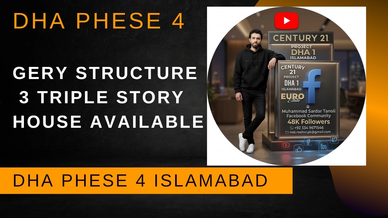 DHA PHESE for Grey structure House for sale 