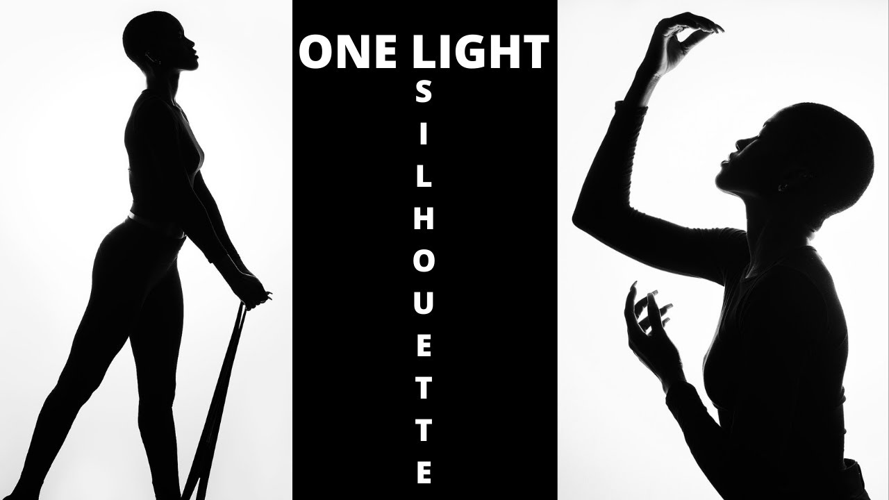 How to Create Amazing One Light Silhouette in a Home Photo Studio