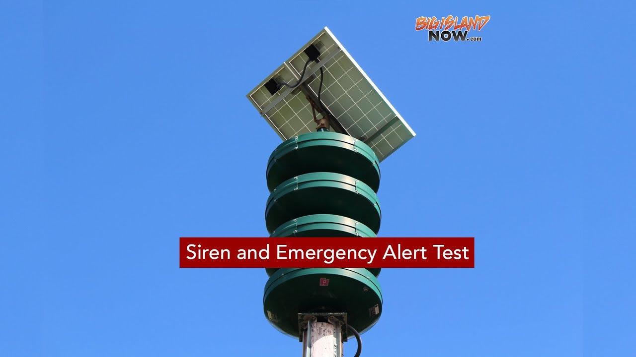 Siren and Emergency Alert Test