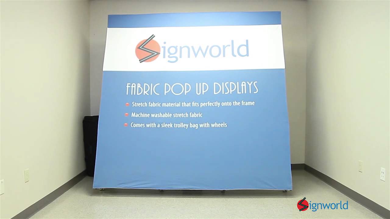 Fabric Pop Up Display