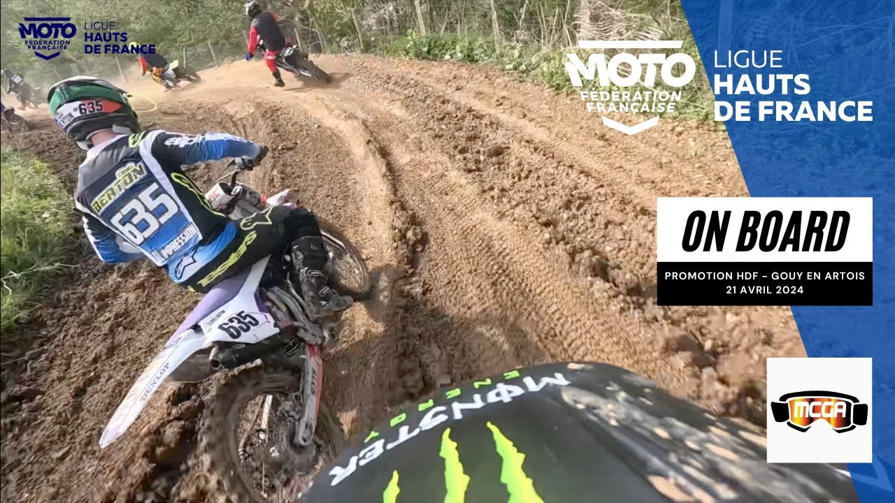 Motocross Gouy en Artois - Championnat Promotion Hauts de France - 21 avril 2024
