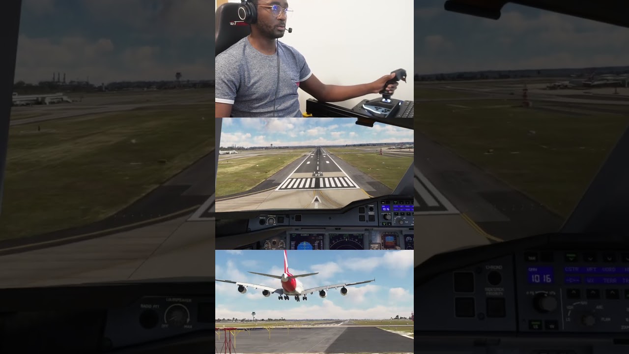 МАШИНА для моей посадки после 13 часов в Microsoft Flight Simulator 🤣 #microsoftflightsimulator