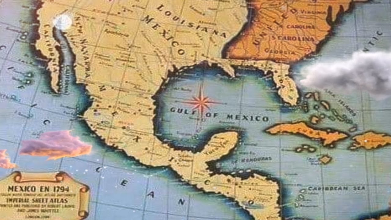 El mapa de M&Eacute;XICO publicado en Londres en 1794