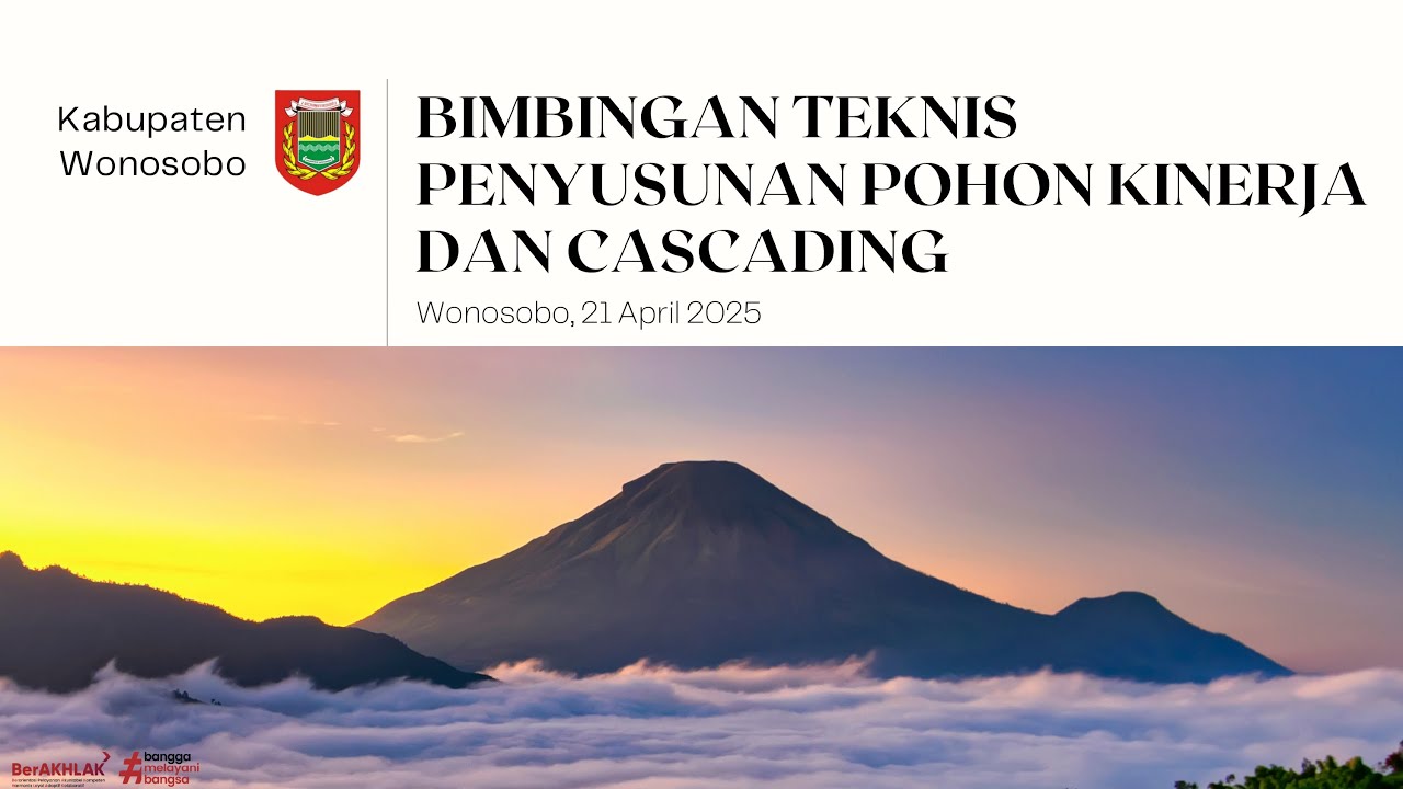 LIVE | Bimbingan Teknis Penyusunan Pohon Kinerja dan Cascading