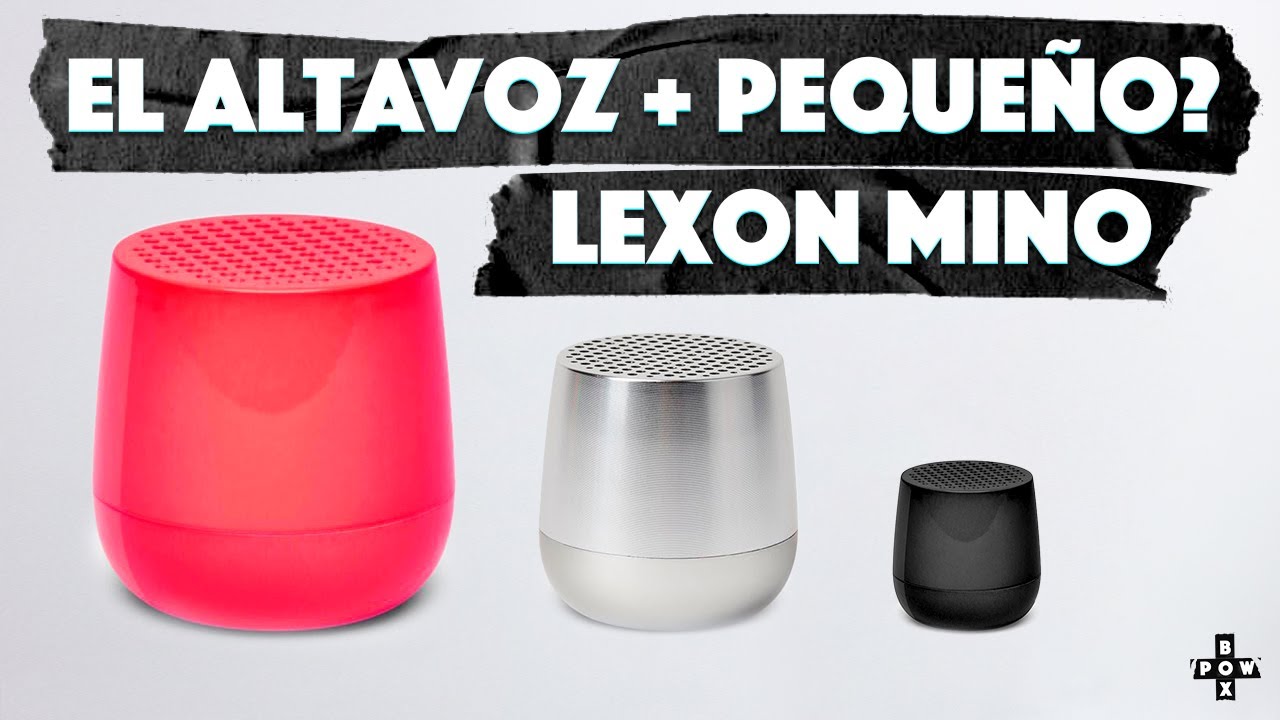 El altavoz mas pequeño? Lexon mino