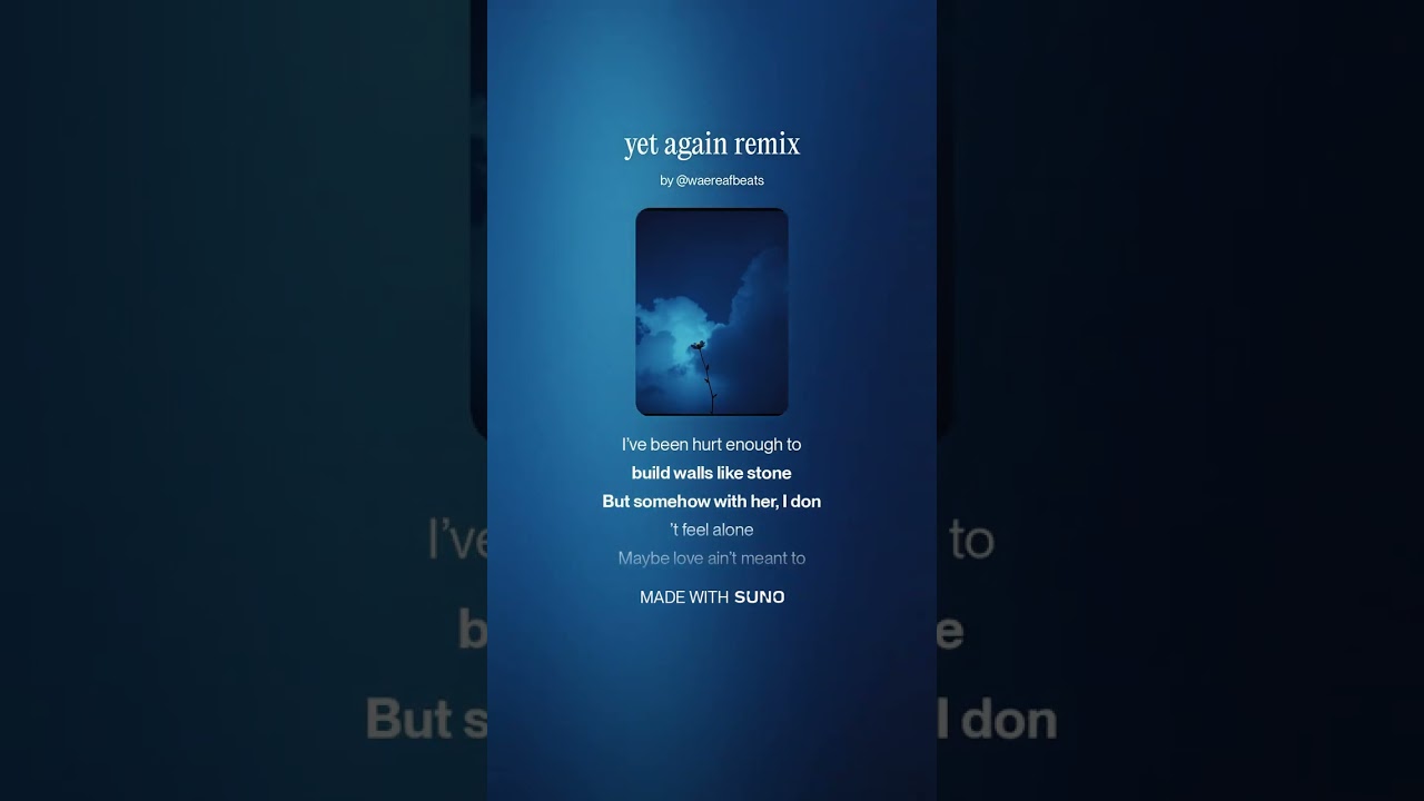yet again (Lyrics Video)