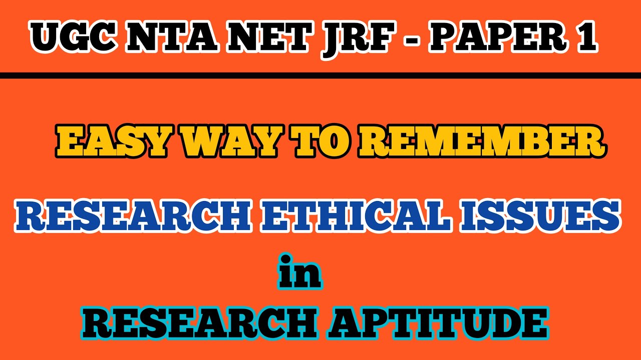Research Ethical issues in tamil - Research Aptitude UGC NET Paper 1 in Tamil @shinewithanvika