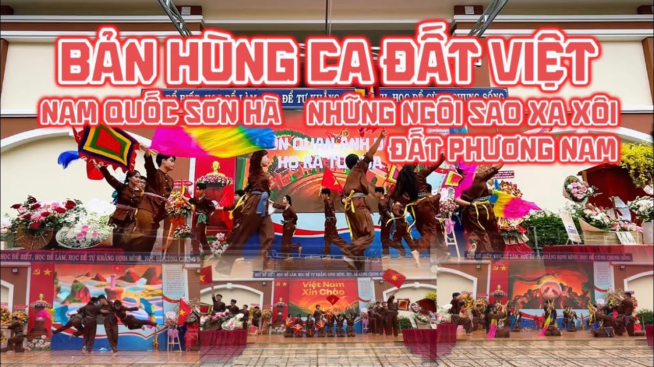 Mashup (Nam Quốc Sơn Hà(Dtap)-Những Ngôi Sao Xa Xôi-Đất Phương Nam/ 12a8 THPT Nguyễn Văn Tăng